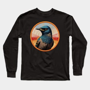 Juvenile Starling Embroidered Patch Long Sleeve T-Shirt